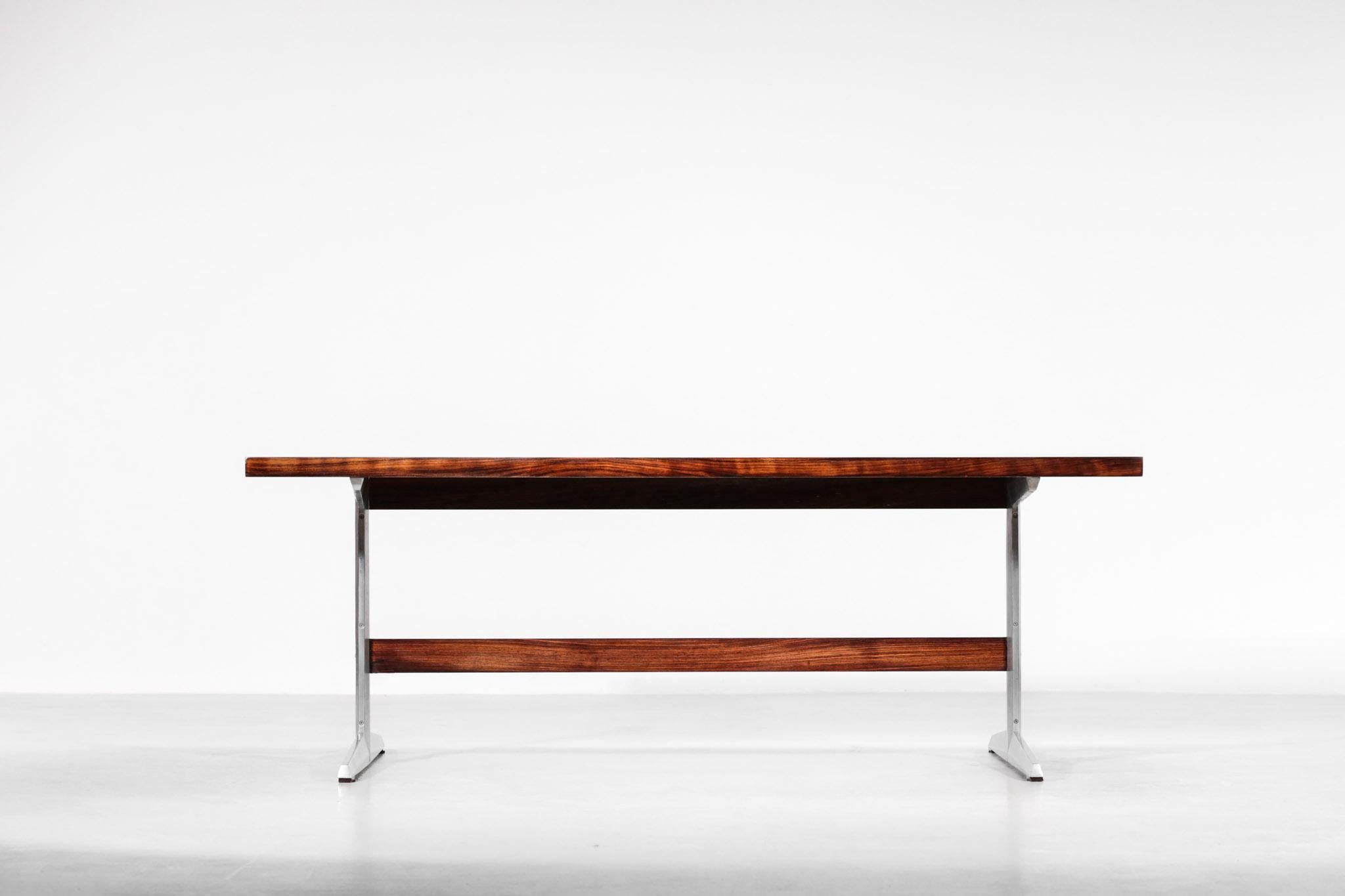 Large Rosewood Dining Table in Style to Arne Jacobsen 1