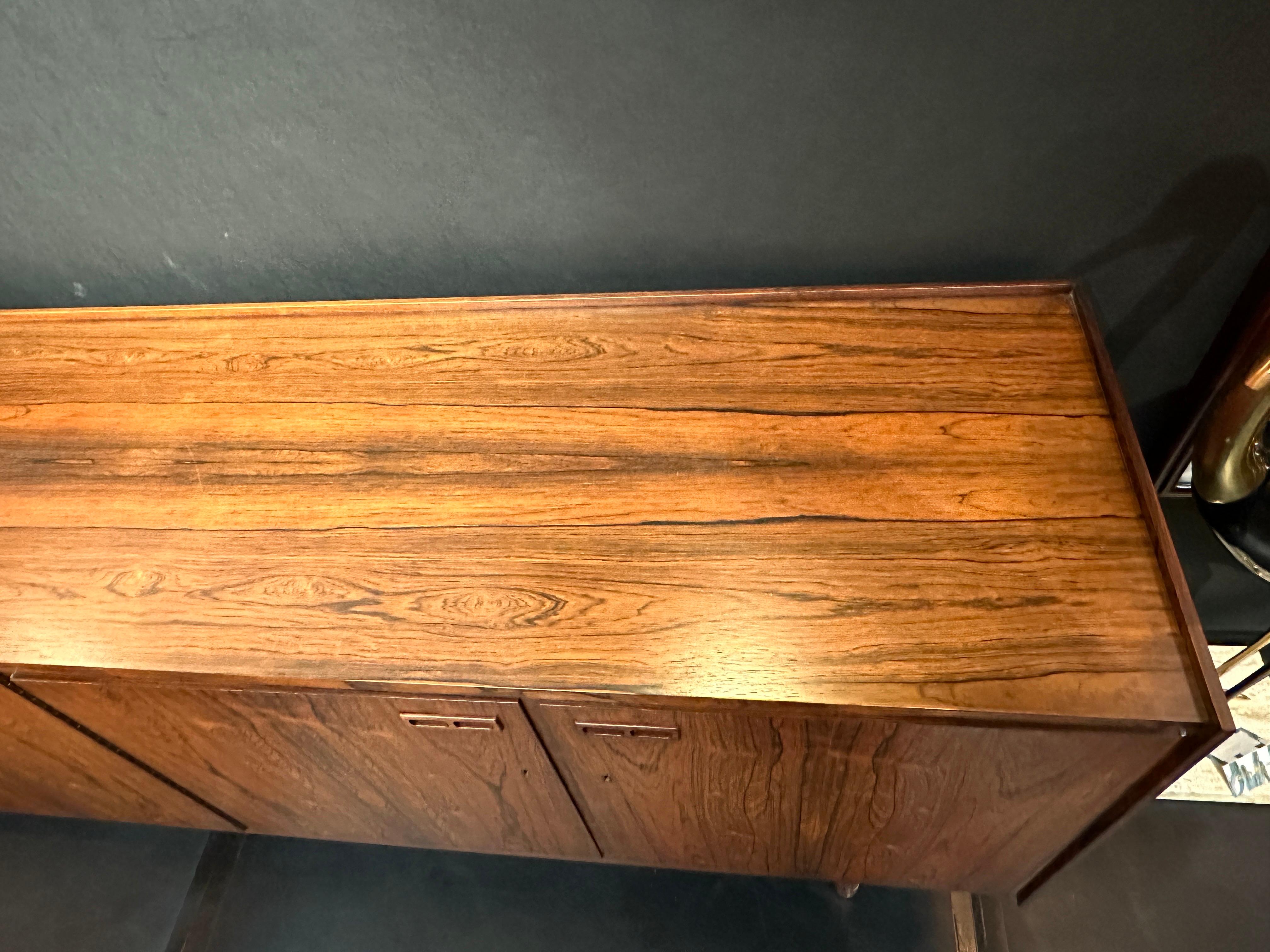 Danish Large Rosewood Sideboard  For Sale