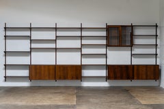 Large Rosewood Wall Unit by Kai Kristiansen for FM Møbler, Denmark 1960s 1