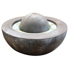 Large Round Bronze Outdoor Electric Reservoir Water Fountain