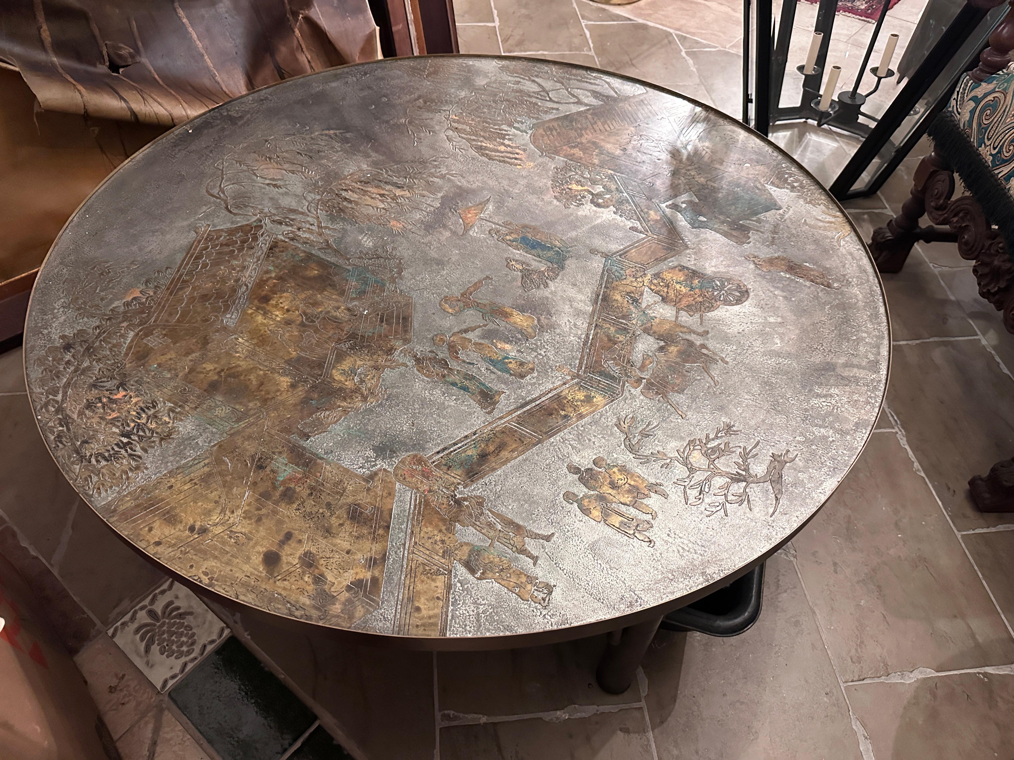 Mesa de centro redonda grande by LaVerne en venta 13