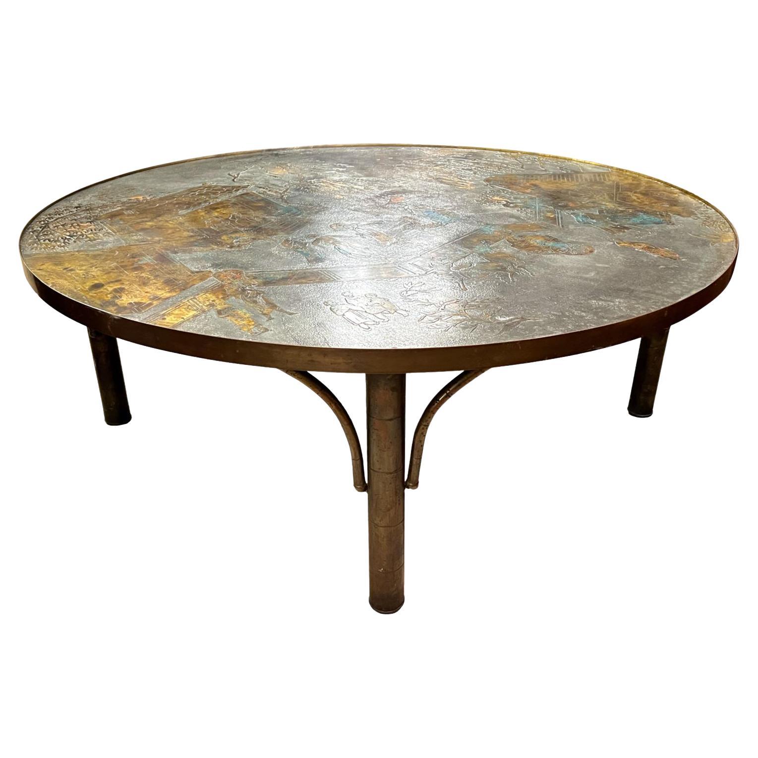 Large Round Coffee Table by La Verne