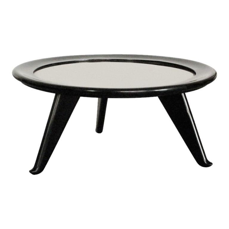 Large Round Coffee Table by Maurice Jallot For Sale at 1stDibs