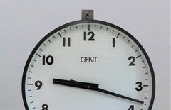 Large Round Dial Wall Clock