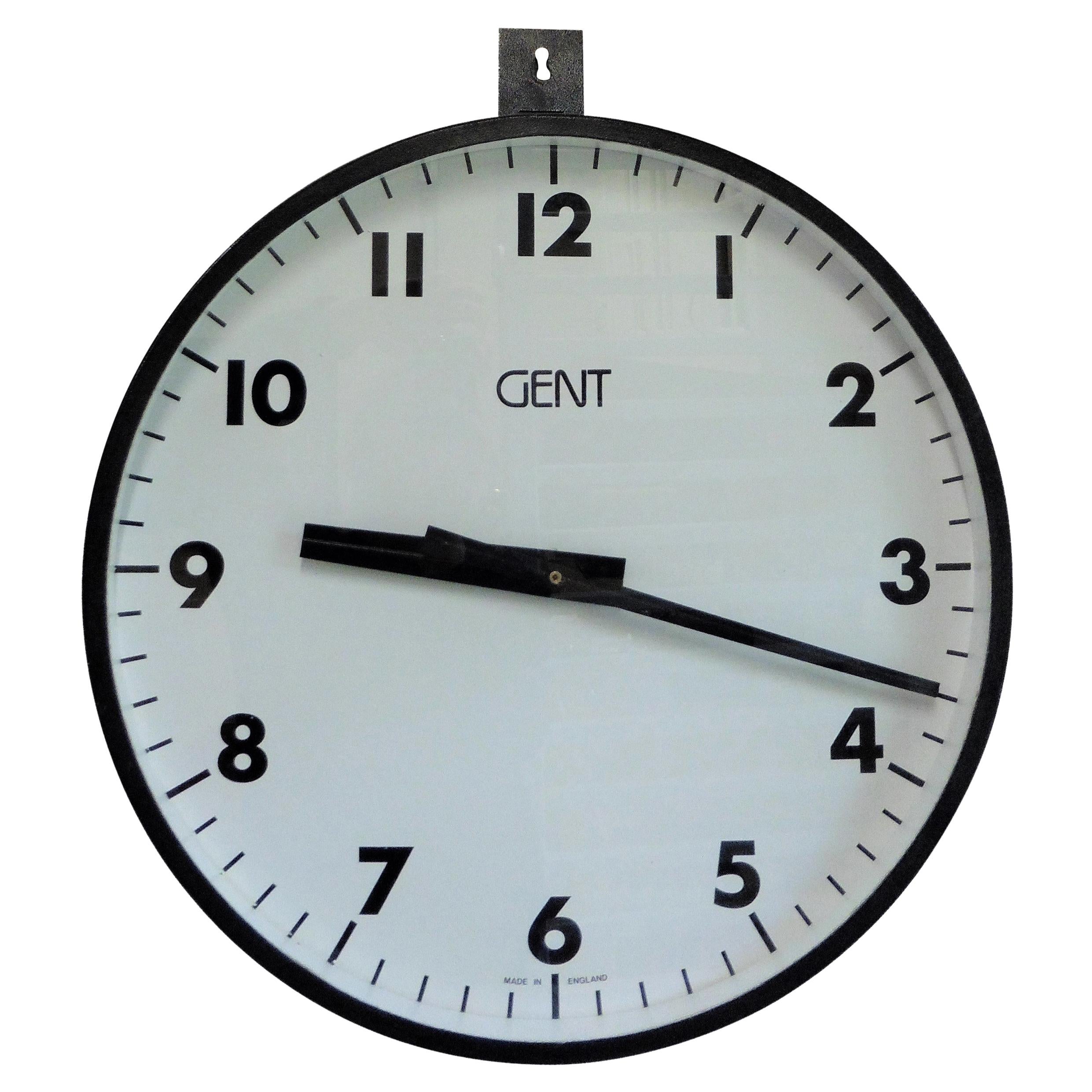 Large Round Dial Wall Clock For Sale