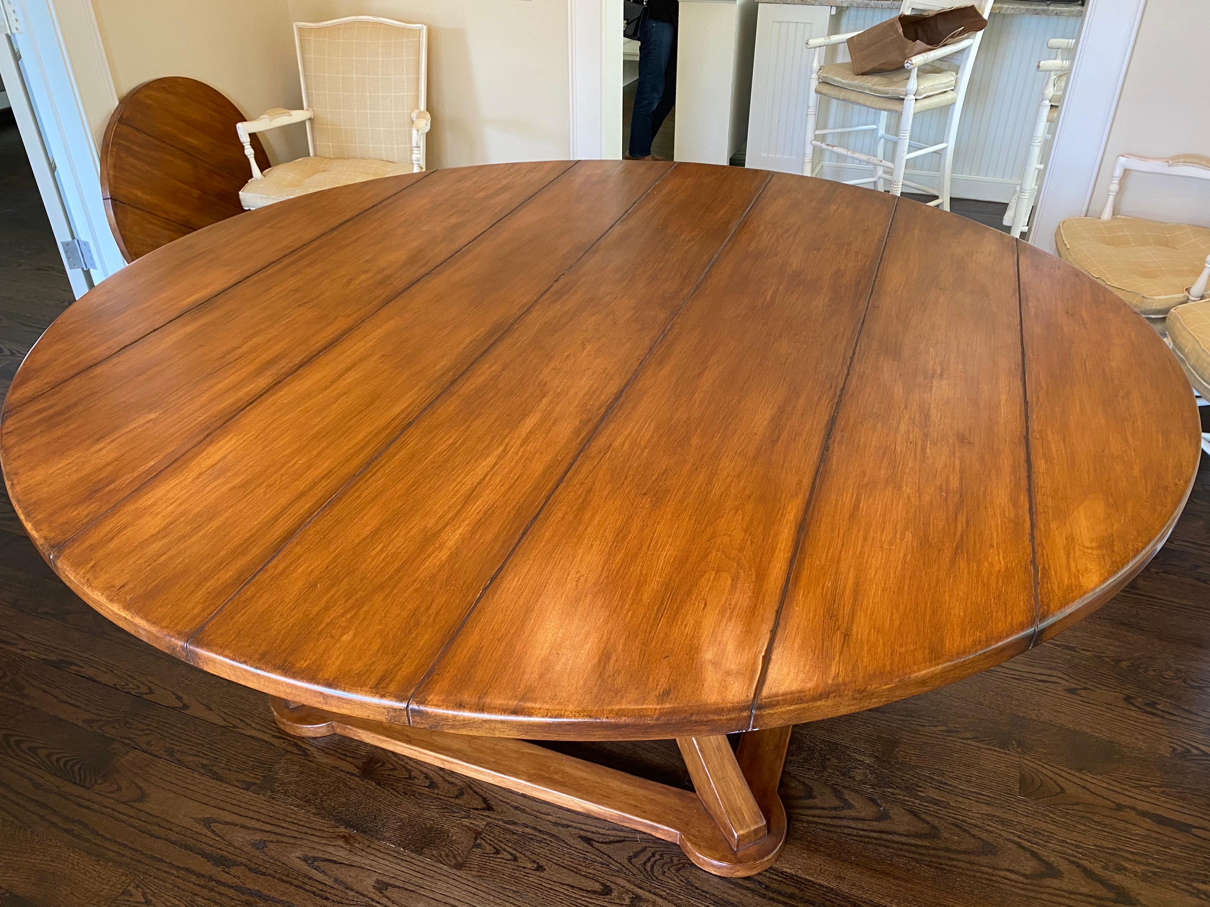 Large Round Dining Table by Hamby LA 4
