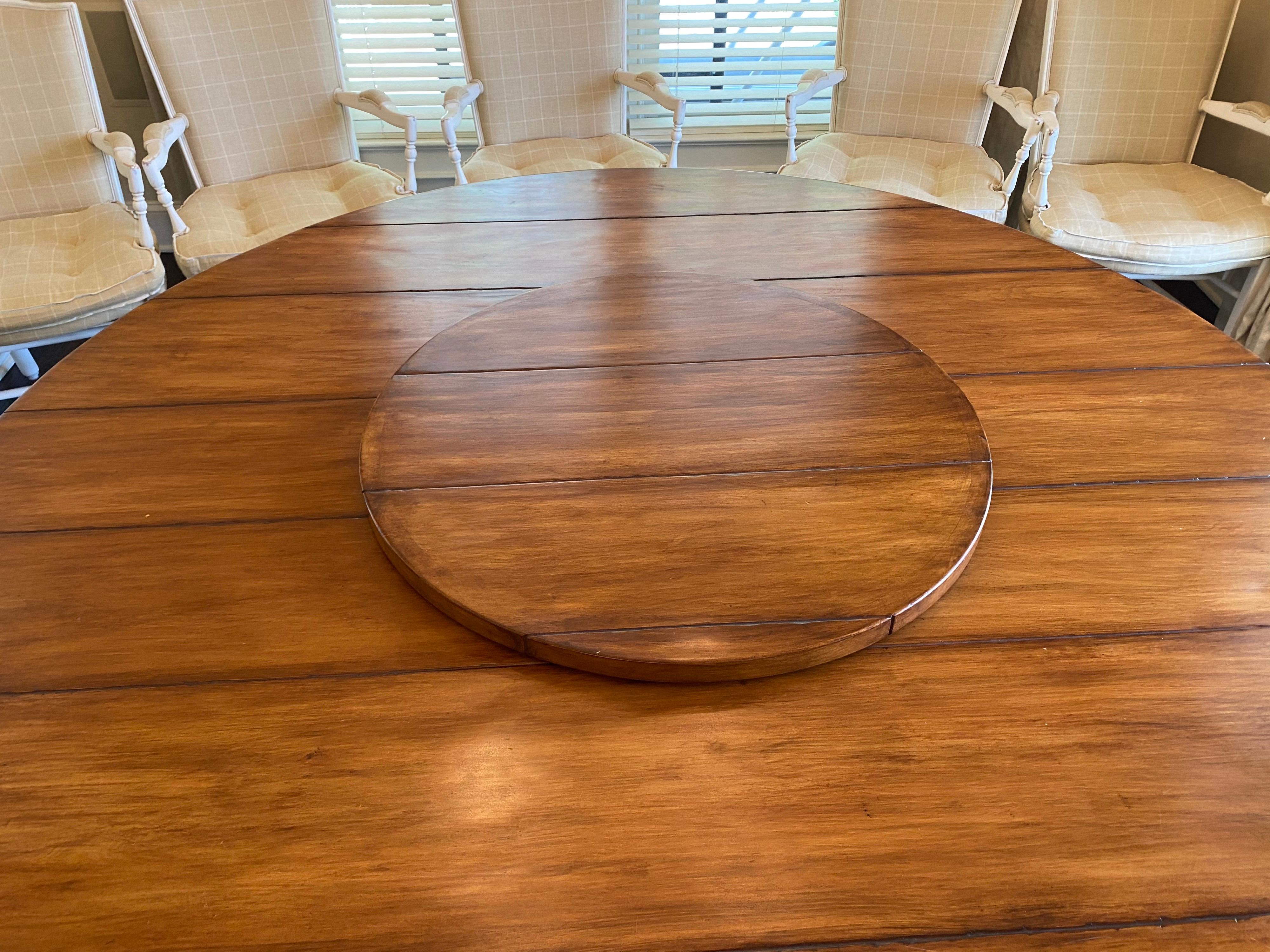 Large Round Dining Table by Hamby LA 11