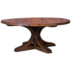 Large Round Dining Table Made from Reclaimed Maple Large Round Dining Table Made from Reclaimed Maple
