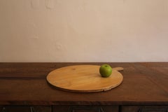 Large Round German Wooden Cutting or Serving Board