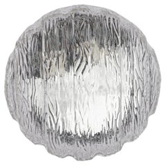 Grande applique ou lampe murale ronde en verre, Allemagne, années 1960