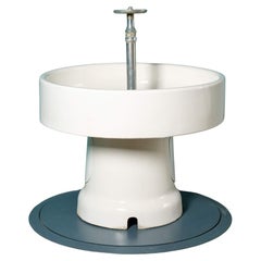 Large Round Glazed Communal Sink by Royal Doulton