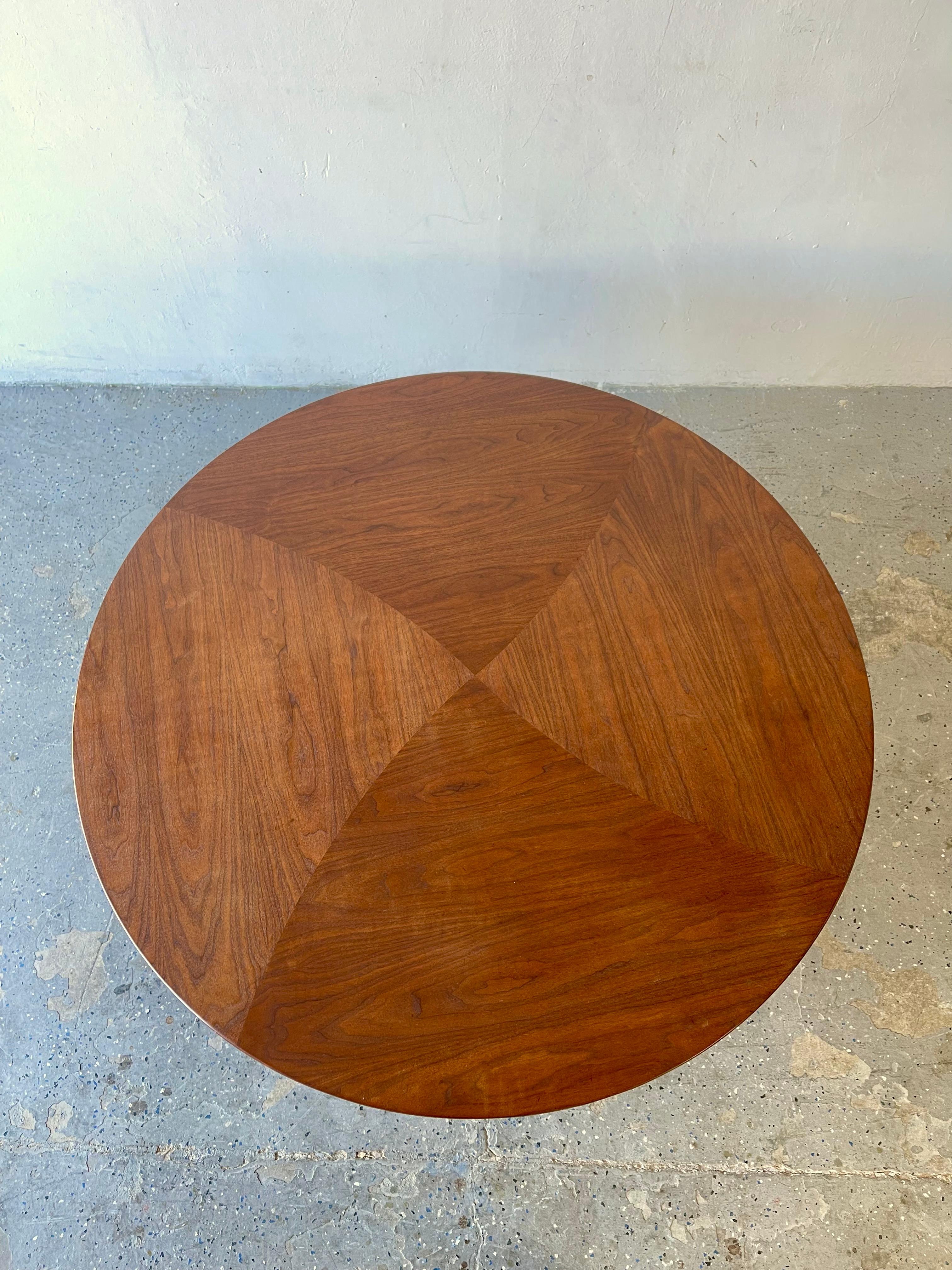 North American Large round Mid Century Barney Flagg for Drexel Parallel Collection Coffee Table