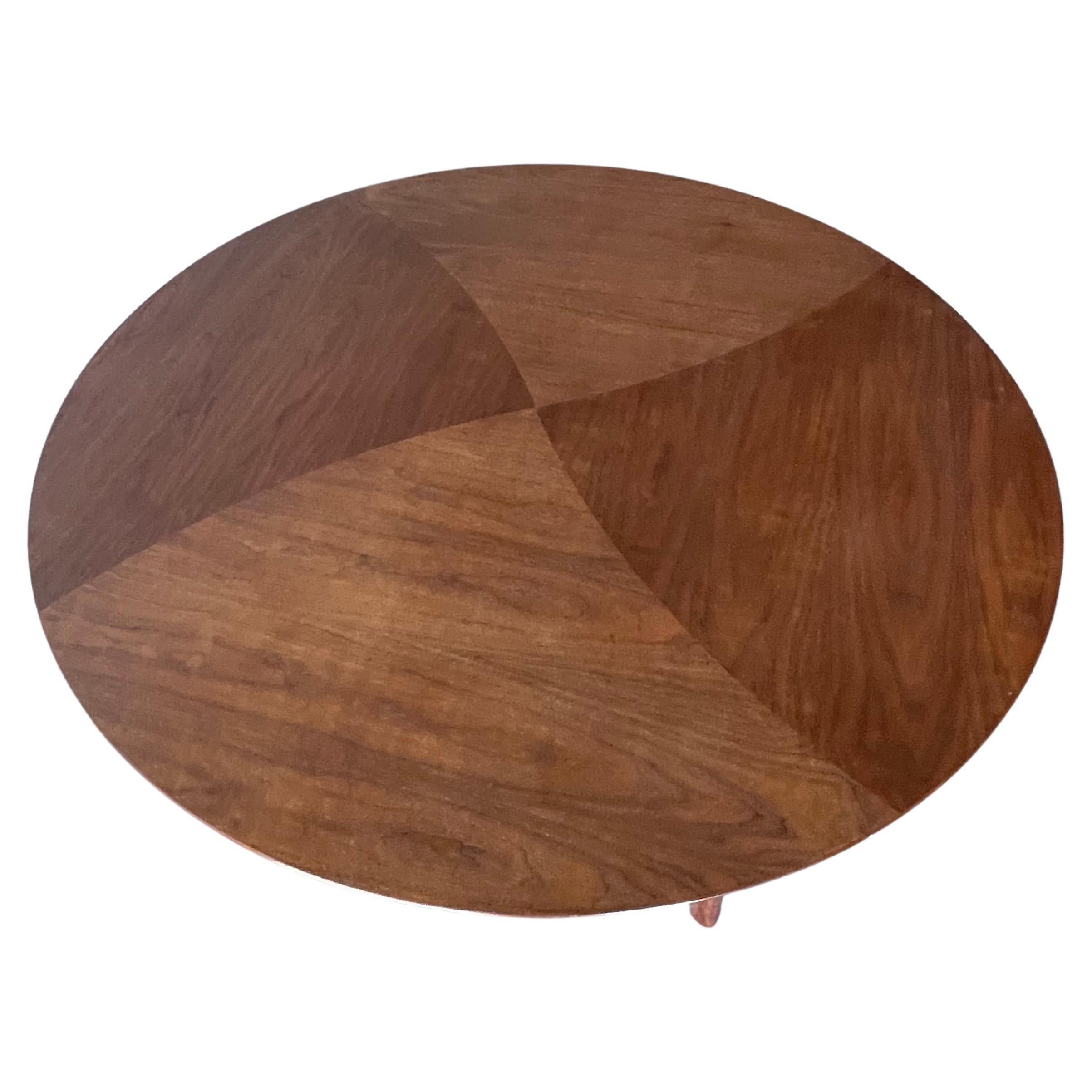 Large round Mid Century Barney Flagg for Drexel Parallel Collection Coffee Table