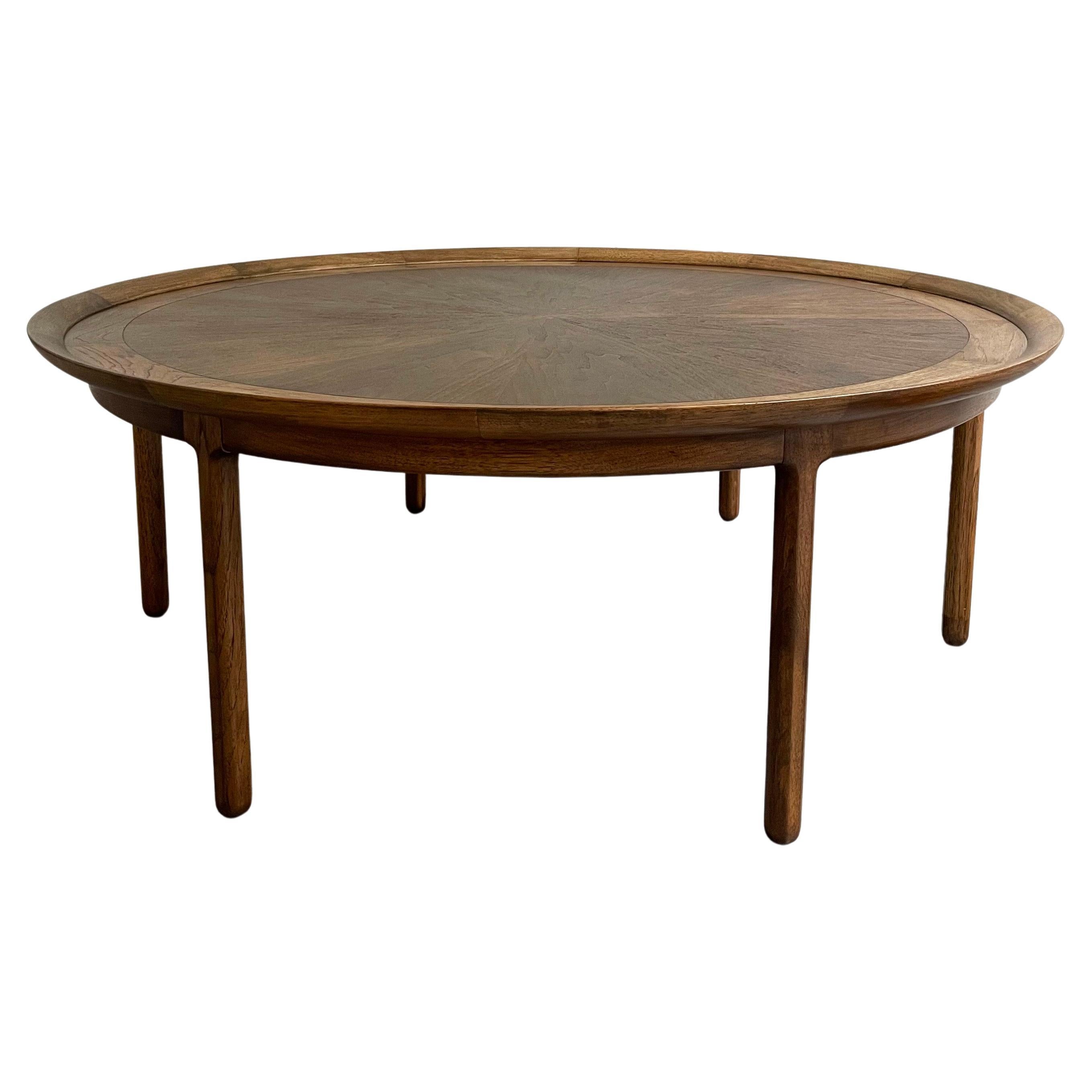 Large Round Mid-Century Coffee Table by Tomlinson Sophisticate