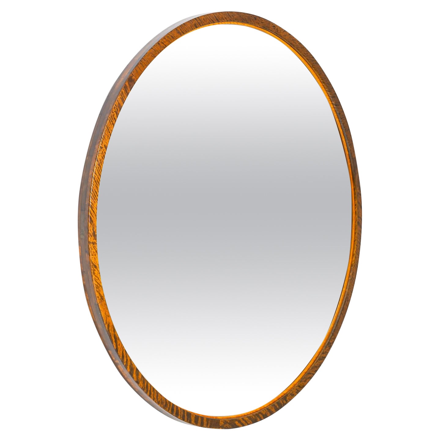 Large Round Mirror by Otto Schulz for Boet, 1930s