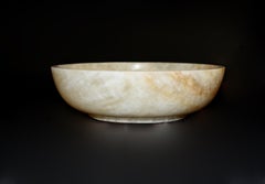 Polished Natural Onyx Decorative Bowl, 9.45\" Diameter, Indonesia