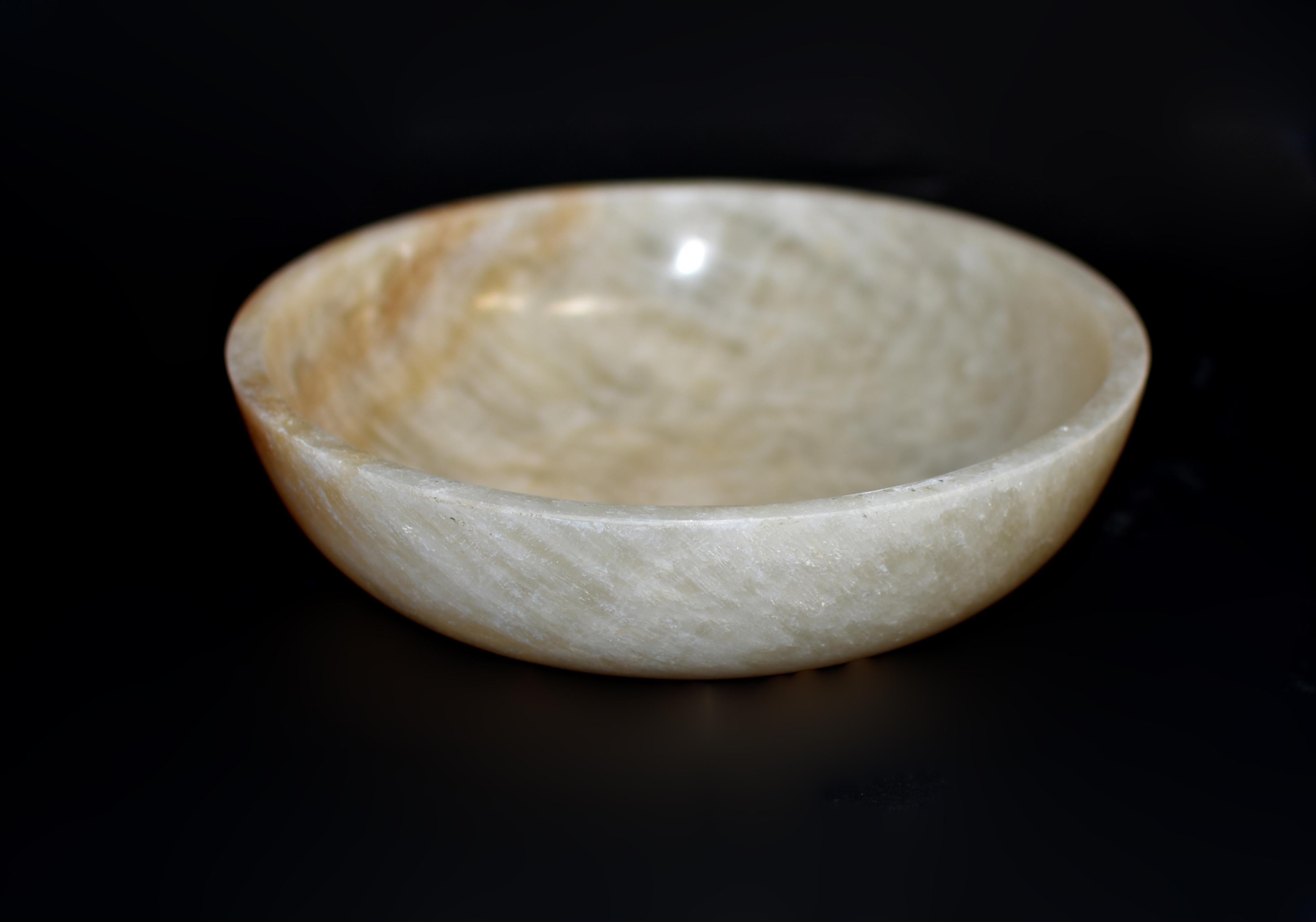 Lucidato Large Natural Onyx Bowl 9.45