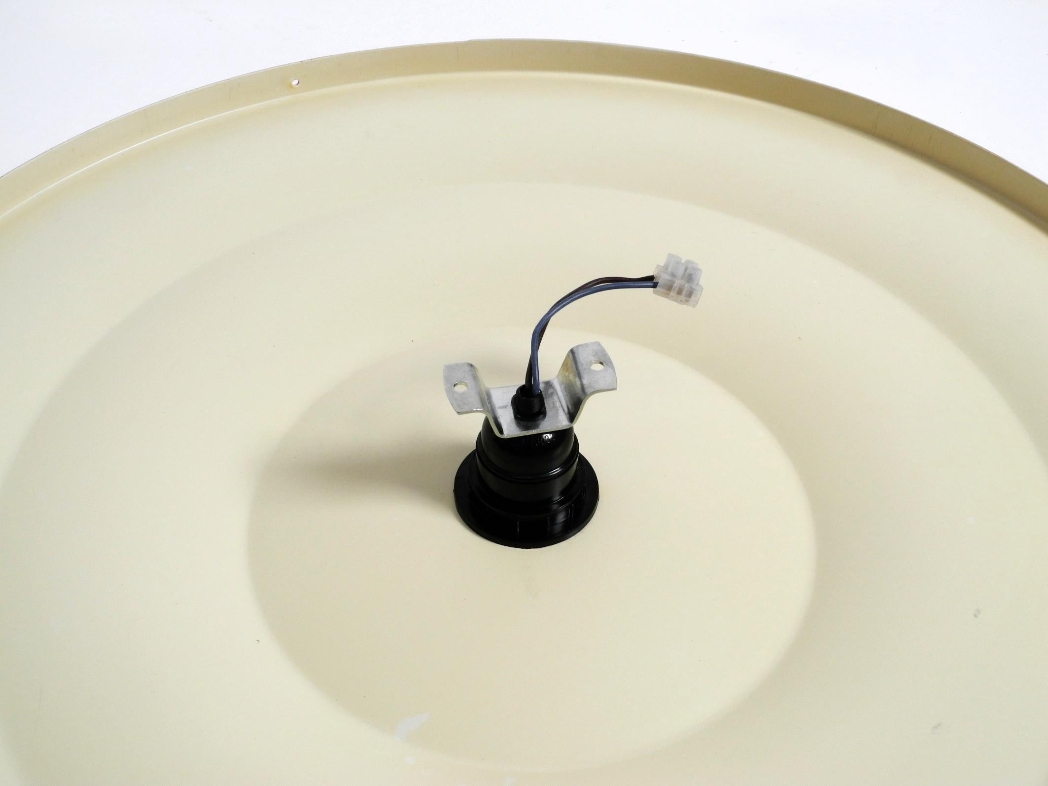 Lampada da soffitto o da parete originale e rotonda di grandi dimensioni  Ø 60 cm  Mid Century Space AGE in vendita 3