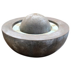 Used Large Round Outdoor Electric Reservoir Water Fountain