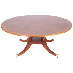 Large Round Pedestal Dining Table