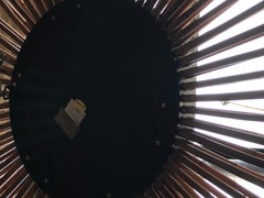 Large Round Pencil Bamboo Mirror by Palecek