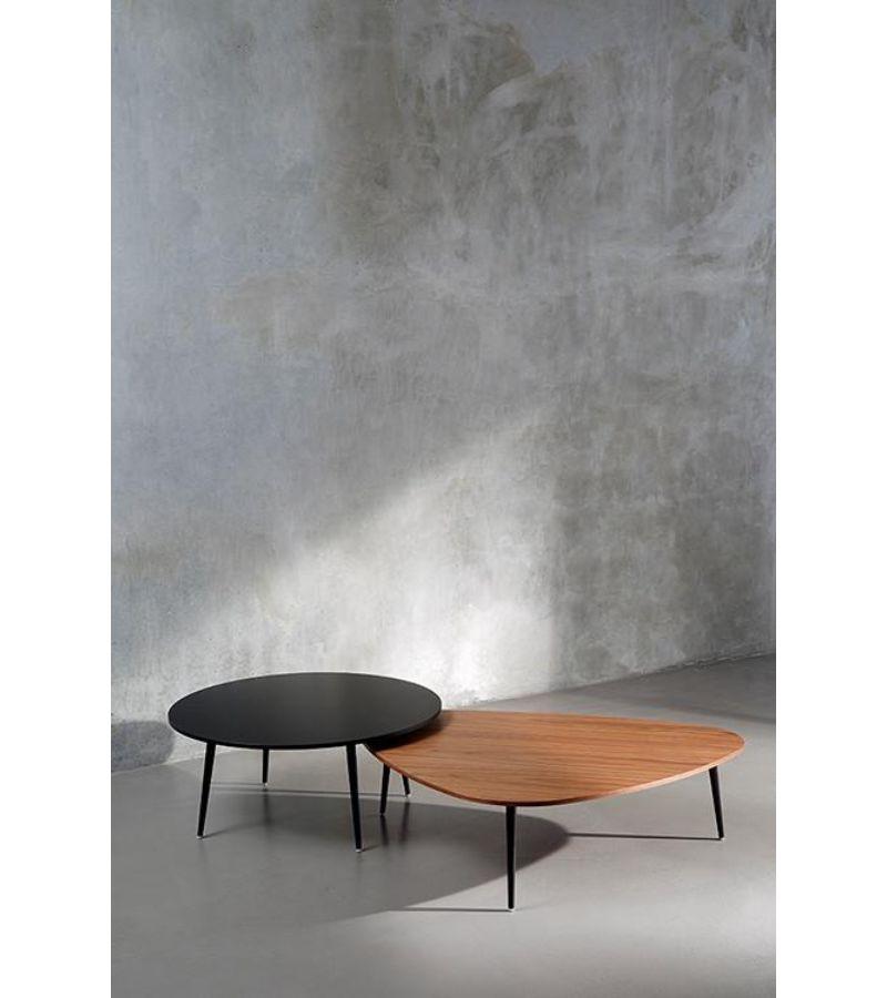 Lacquered Large Round Soho Coffee Table by Coedition Studio For Sale
