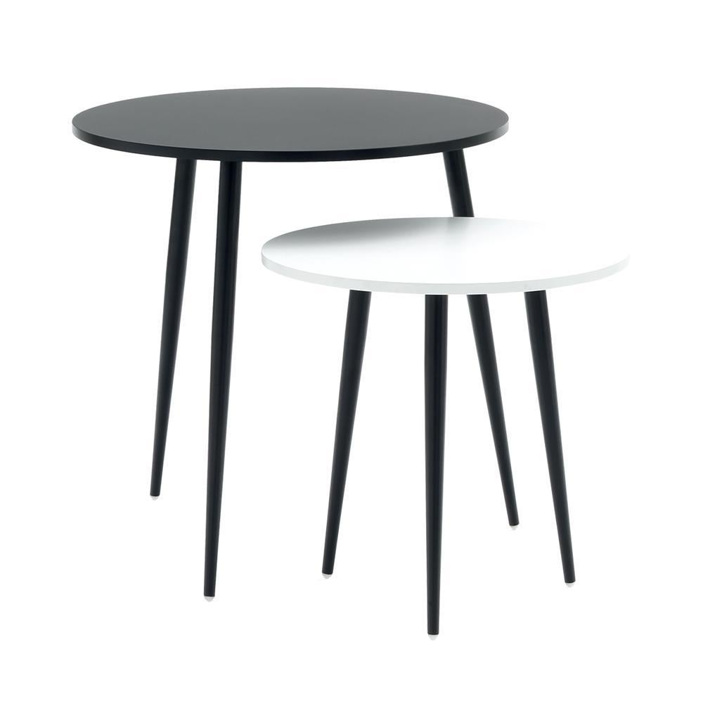 Large round soho side table by Coedition Studio
Materials: Round pedestal table, black or white or burgundy lacquered top on MDF. Black lacquered conical metal base.
Dimensions: Diameter 50 x 50 cm
Available in different sizes and shapes, and in