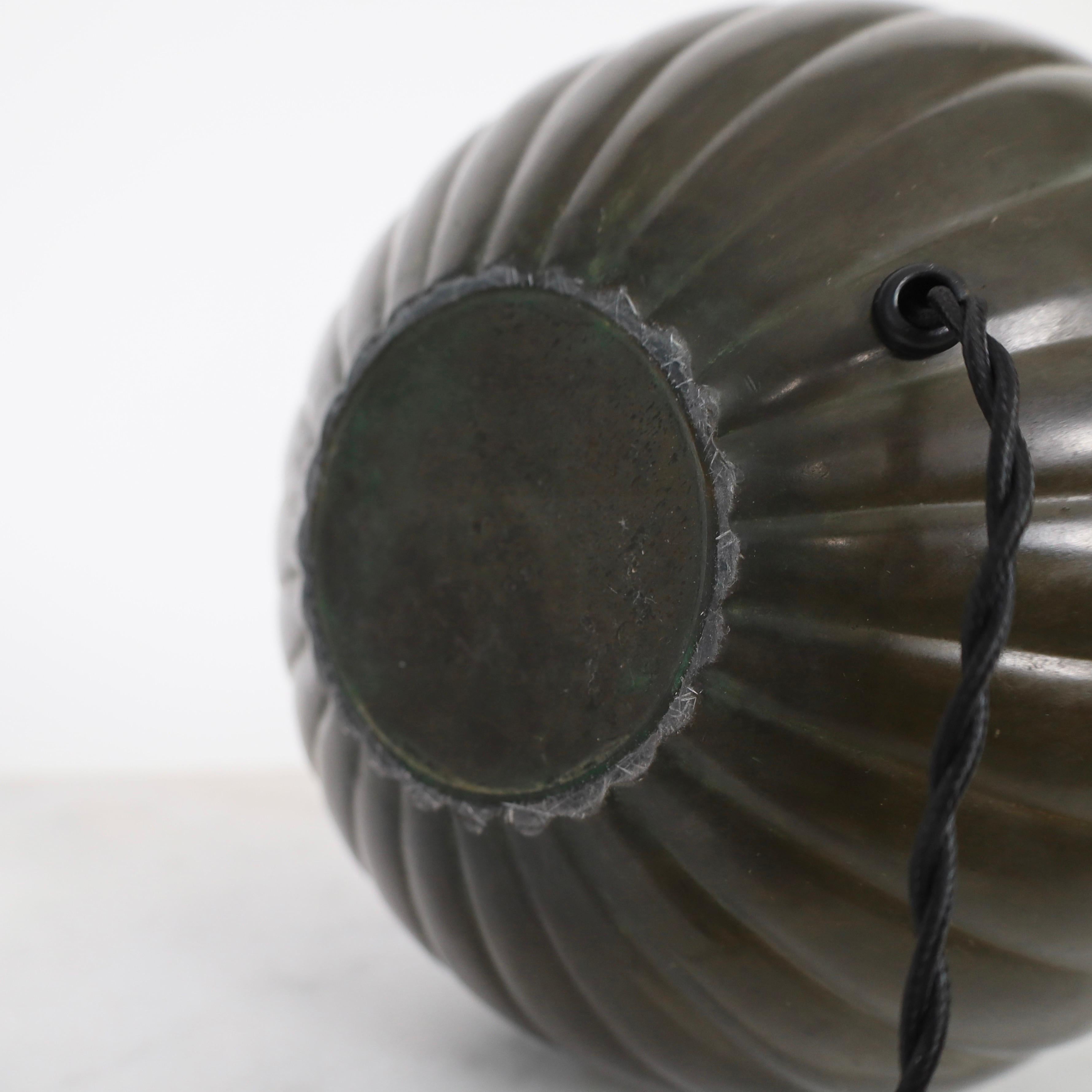 Large Round Table Lamp by Just Andersen, 1930s, Denmark For Sale 5