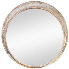 Large Round Train Station Mirror