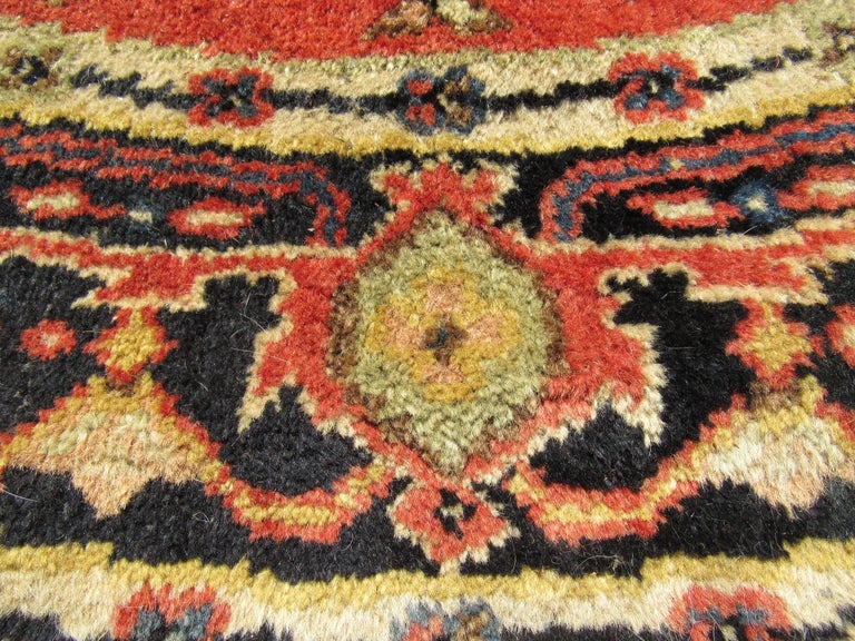 Large Round Vintage Oriental Rug For Sale at 1stDibs