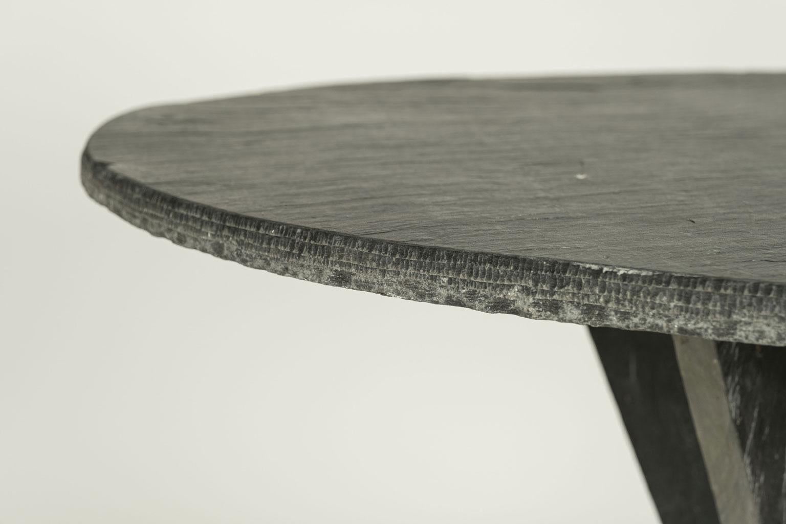 round slate table