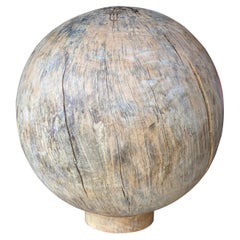 Large Round Wooden Ball