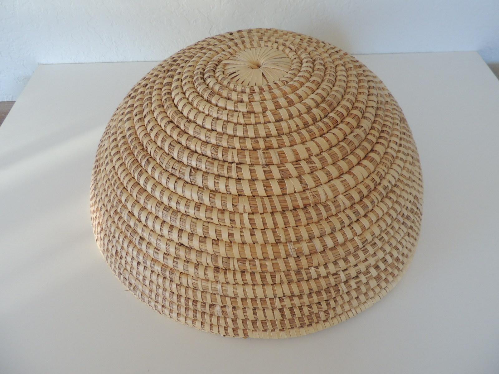 round woven baskets