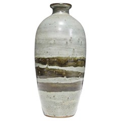 Large Rounded Ceramic Vase by Albert Green
