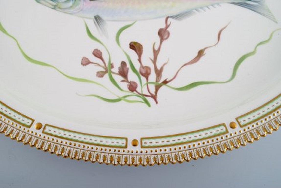 Danish Large Royal Copenhagen Fauna Danica Serving Dish in Hand-Painted Porcelain