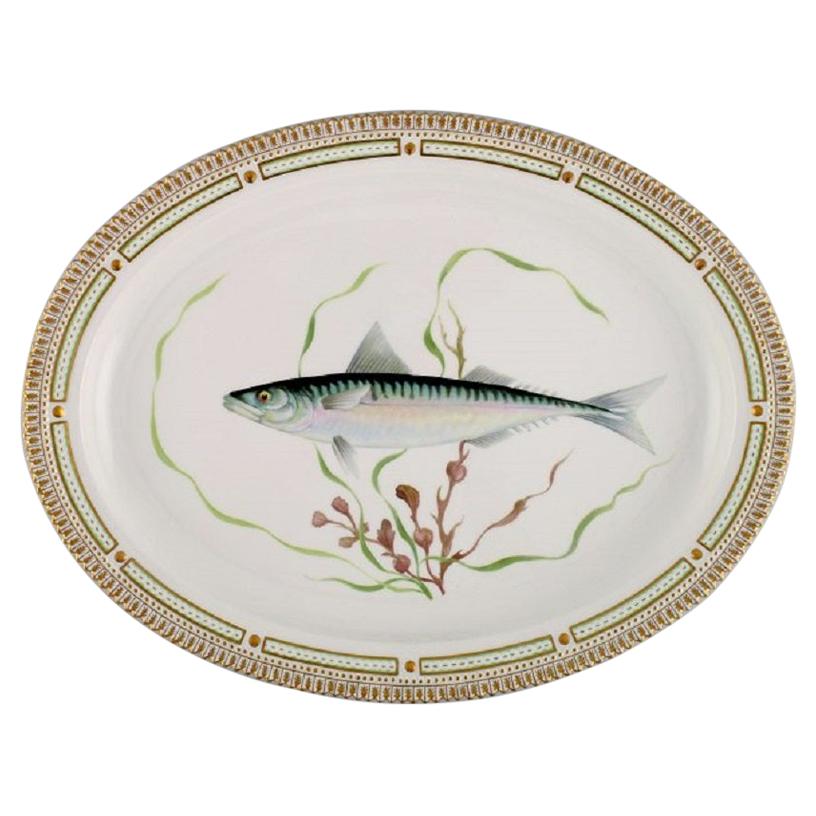 Large Royal Copenhagen Fauna Danica Serving Dish in Hand-Painted Porcelain