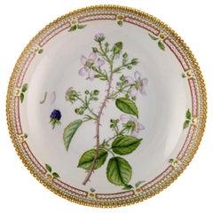 Vintage Large Royal Copenhagen Flora Danica Porcelain Bowl. Model Number 20/3505