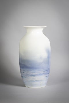 Große große Royal Copenhagen-Porzellanvase, datiert 1927