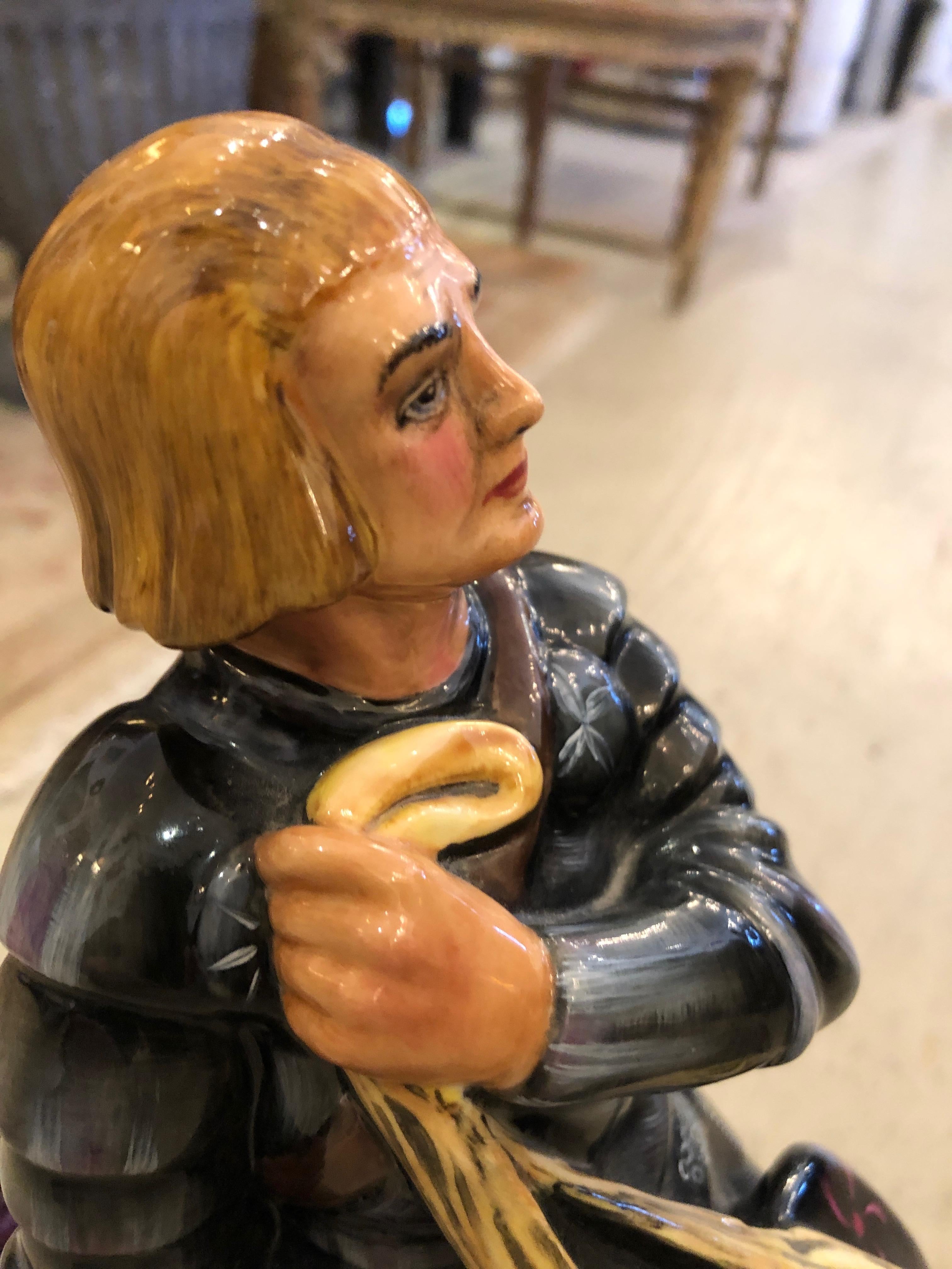 Mid-20th Century Large Royal Doulton English Character St. George Sculpture