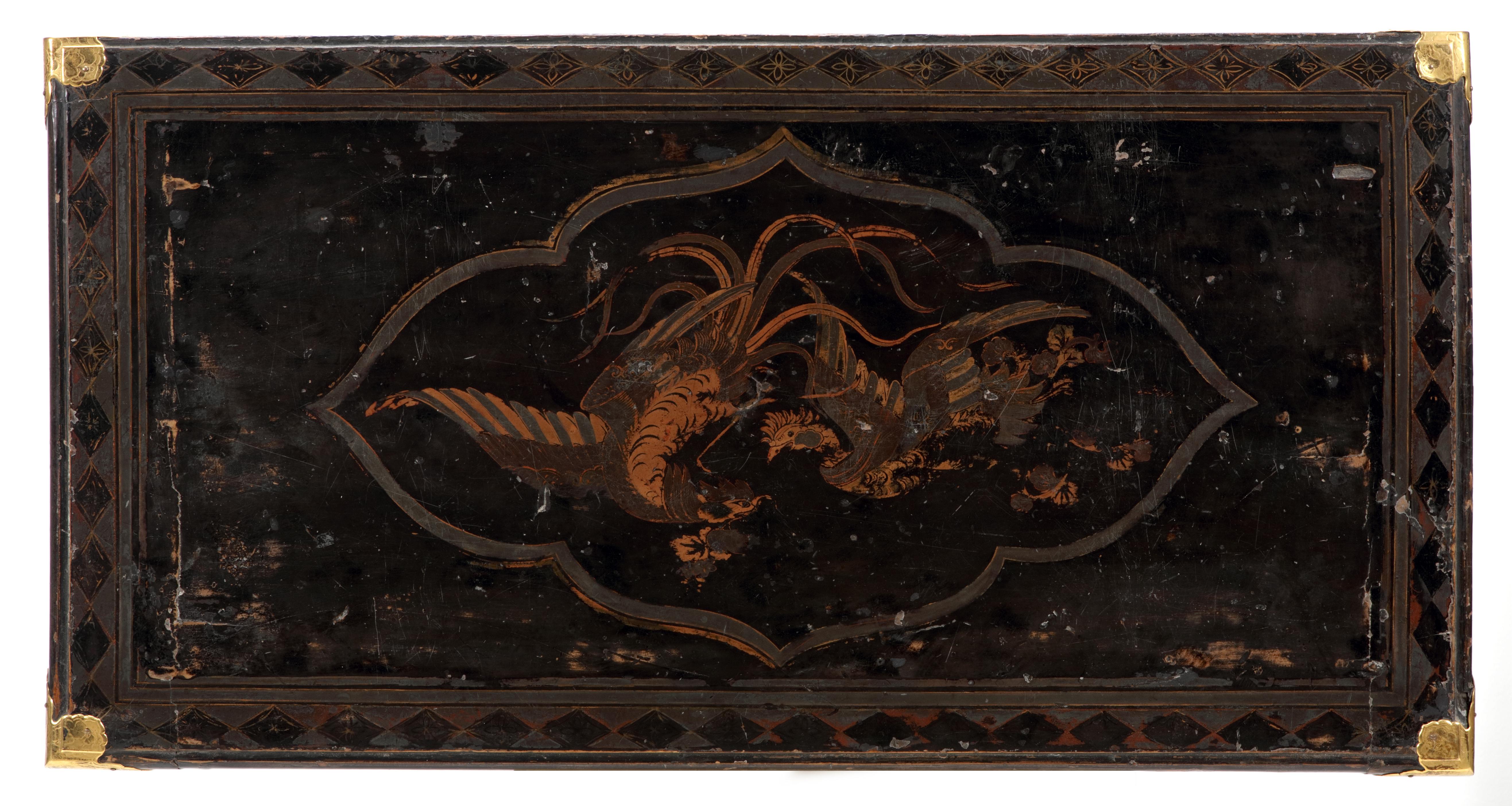 japanese lacquered chest
