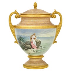 Große Vase im Wiener Stil mit Deckel