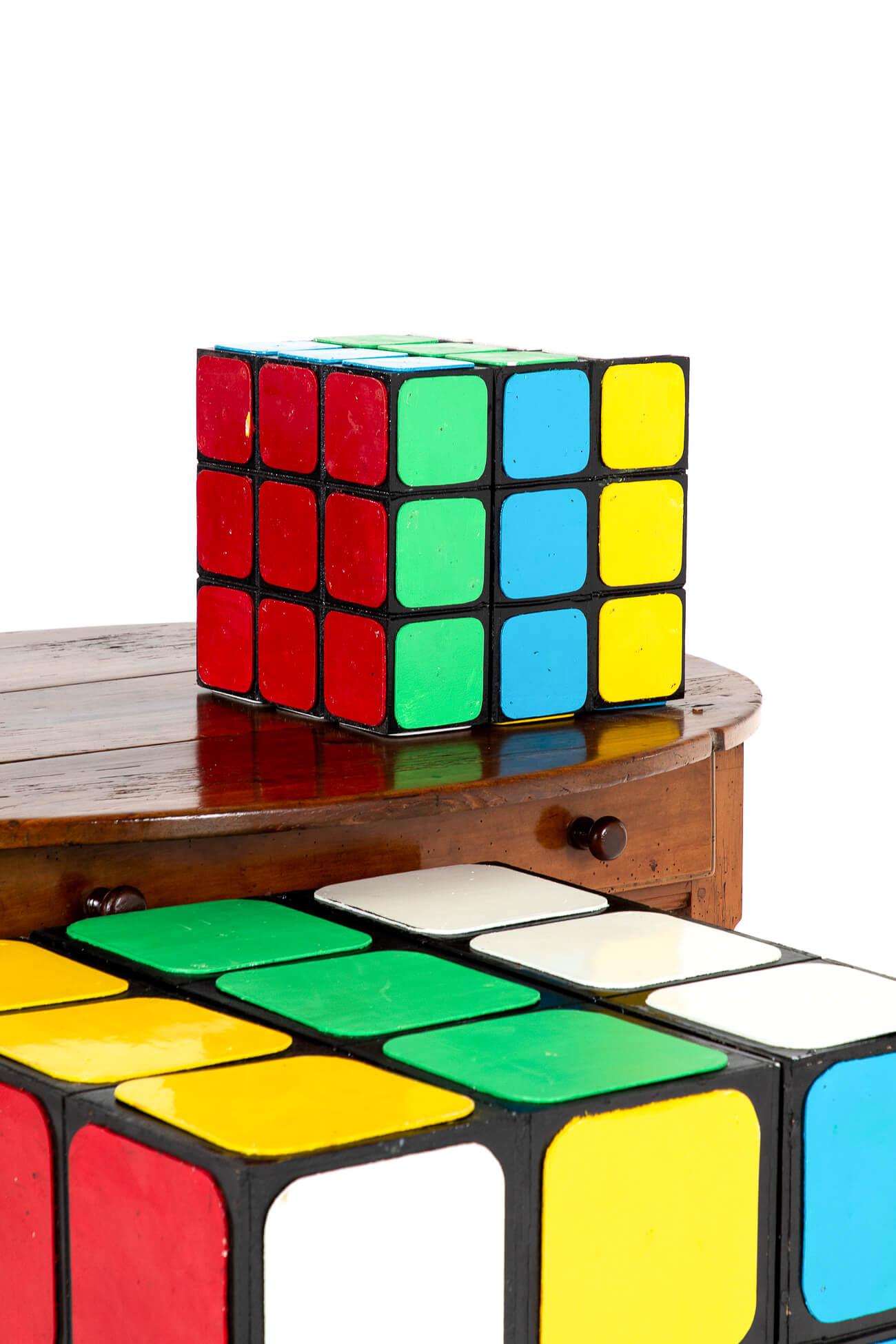 Hand-Crafted Large Rubik's Cube Shop Display Models For Sale