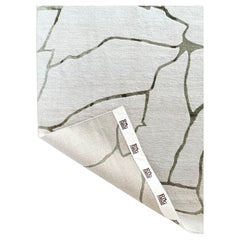 Large Runner Rug, Cream Wool Green Silk, Kelly Wearstler The Rug Company