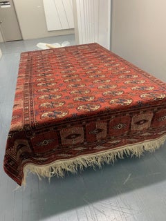 Large Russian Bokhara Rug Original, 19th Century