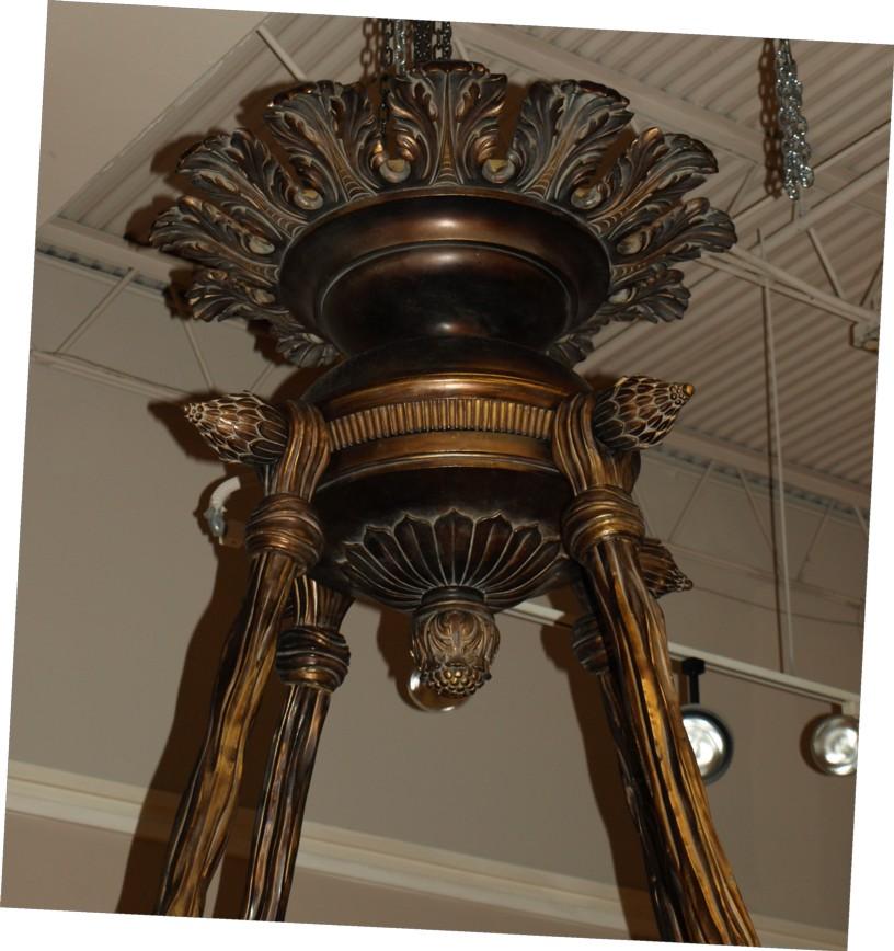 Early 20th Century Large Russian Chandelier For Sale