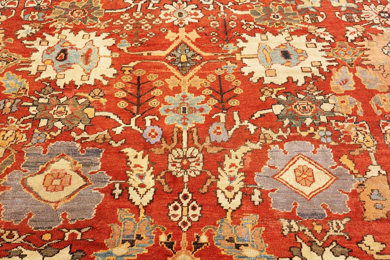 Late 19th Century Antique Persian Sultanabad Rug. 14 ft 4 in x 19 ft 4 in For Sale