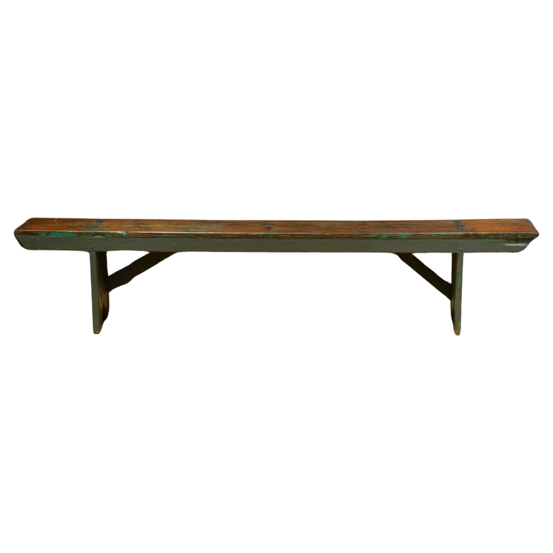Large Rustic Bench C.1940 For Sale