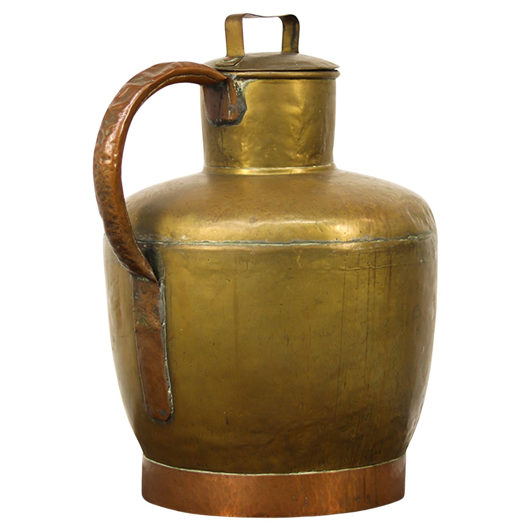 Large Rustic Farmhouse French Brass
Canne à Lait
- Milk Jug