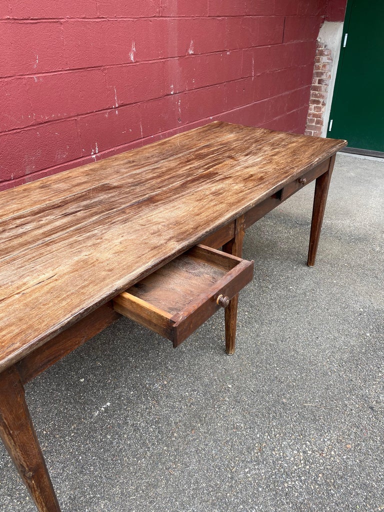 Large Rustic French Farm Table For Sale 4