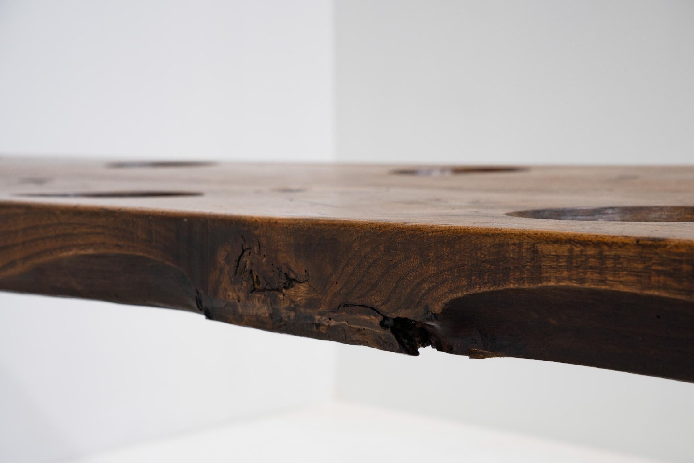 Large Rustic French Farmhouse Dining Table, France, early 20th Century 9